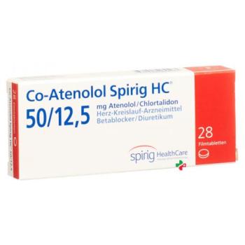 Co-atenolol Spirig 50/12.5 28 filmtablets